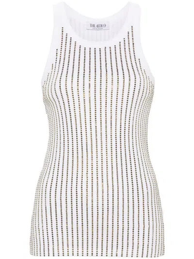 ATTICO THE ATTICO TOP JERSEY TERMOSTRASS CLOTHING