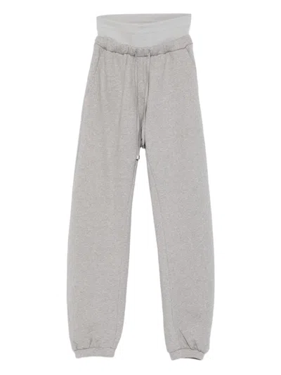 Attico Trousers Blacks And Greys In Gray