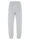 Attico Fern Cotton Sweatpants In Grey