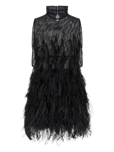ATTICO TULLE MINIDRESS