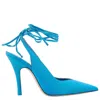 Attico Turquoise Venus Slingback 105 Pumps In Blue