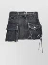 Attico Utility Mini Skirt With Pockets And Loops