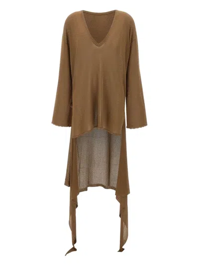 Attico V-neck Beach Dress