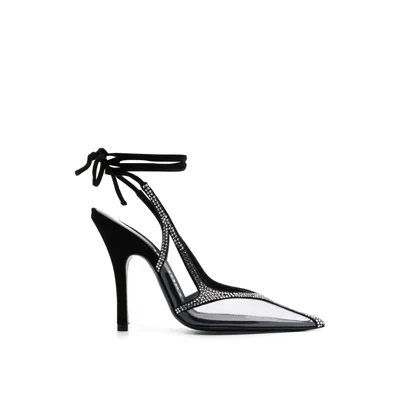 Attico Venus Chrome Slingback Pumps