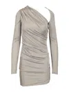 Attico Vestido Corto - Gris