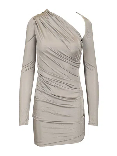 Attico Vestido Corto - Gris