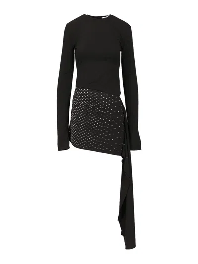 Attico Vestido Corto - Negro