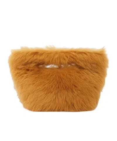 Attico Via Dei Giardini 15 Shoulder Bag In Caramel