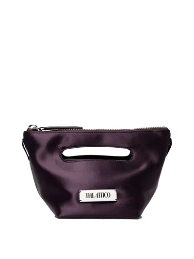 Attico ''via Dei Giardini 15'' Tote Handbag Handbag In Purple