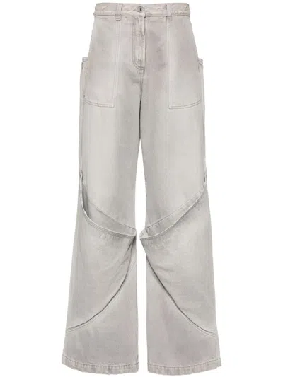 ATTICO VINTAGE LONG TROUSERS,247WCP198.D089 733 VINTAGE GREY