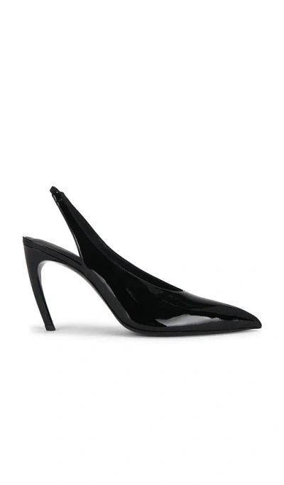 Attico Viper 95mm Slingback Heel In Black