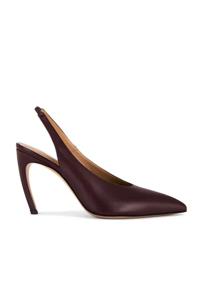 Attico Viper Slingback Pump In Purple