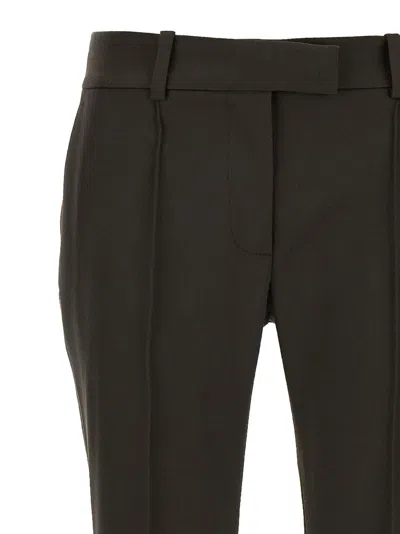 Attico Virgin Wool Fla Women's Pants In Gray