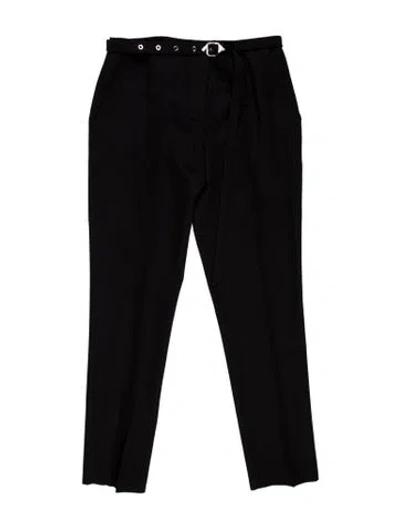 Pre-owned Attico Virgin Wool Straight Leg Pants W/ Tags In Black