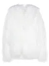 Attico Wide-sleeve Shearling Jacket