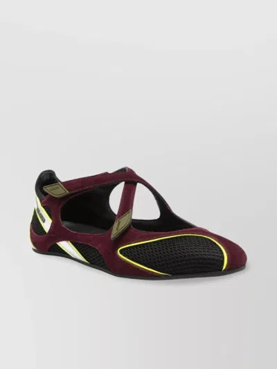 ATTICO WANDERER CUT-OUT FLAT SOLE BALLERINA