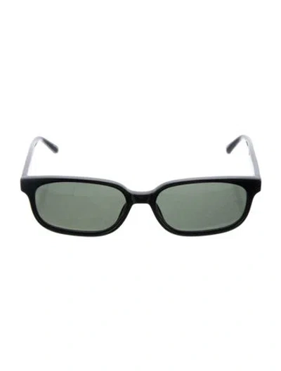 Pre-owned Attico Wayfarer Tinted Sunglasses In Black