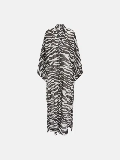 Attico White And Black Kaftan