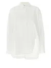 Attico Maxi Diana Shirt With Slit In White