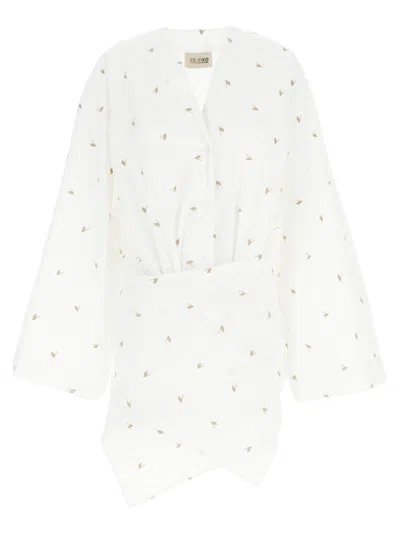ATTICO WHITE ESTATE MERAVIGLIOSA DRESS