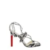 Attico Adele Snakeskin-print Sandals
