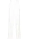 Attico Logo-jacquard Trousers In White