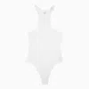 Attico Ribbed One Piece Swimsuit