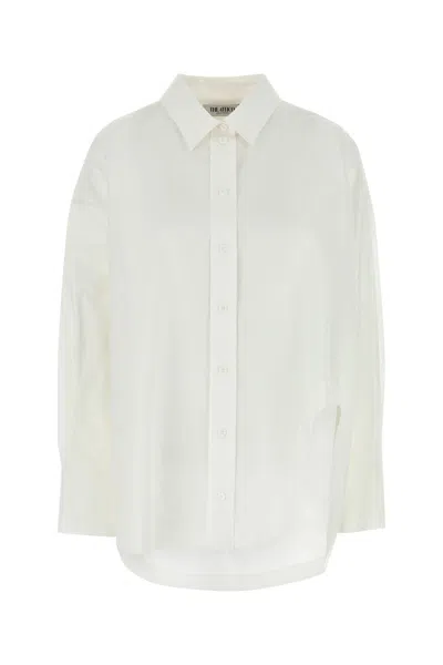 Attico White Poplin Oversize Shirt