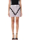 Attico Mini Striped Short Pants For Women