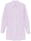 Attico Woman Multicolor Dresses In Weiss