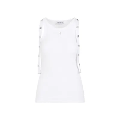 Attico White Tank Top
