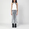 Attico Sequin Dress Dresses In White