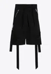 Attico Wide Bermuda Shorts