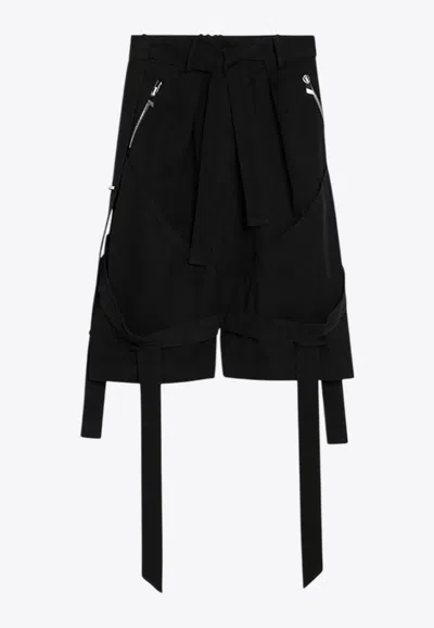 ATTICO WIDE BERMUDA SHORTS