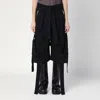 Attico Wide Bermuda Shorts In Black