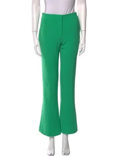 Pre-owned Attico Wide Leg Pants In Green
