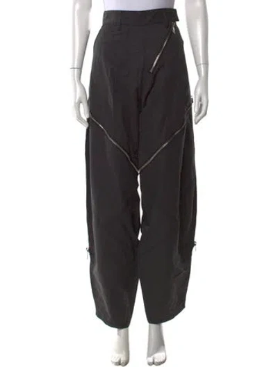 Pre-owned Attico Wide Leg Pants W/ Tags In Grey