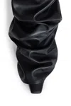 Attico 95mm "robin Otk" Thigh-length Boots In Black