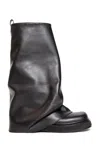 Attico Robin Combat Boots In Black