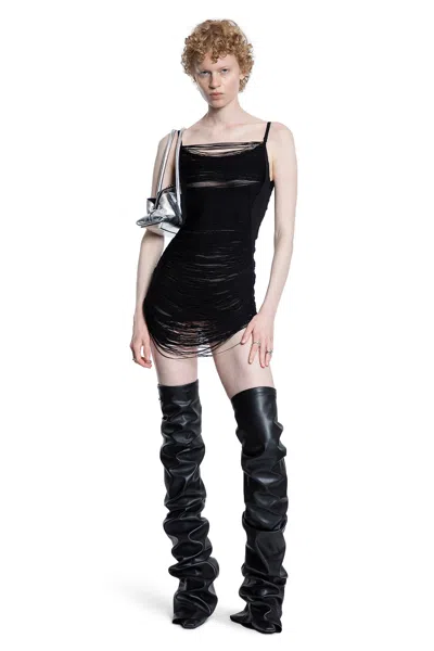 Attico Woman Black Dresses