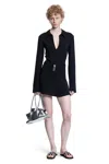 Attico Woman Black Dresses In Black