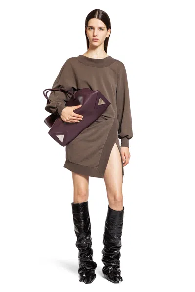 ATTICO LIGHT AMERICAN FLEECE MINI DRESS