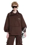Attico Woman Brown Sweatshirts