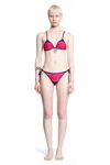 Attico Shaded Print Bikini Set In Multicolor
