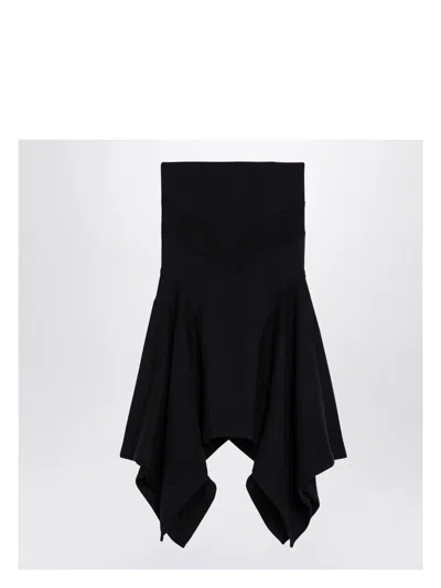 ATTICO WOMEN'S ASYMMETRIC COTTON SKIRT