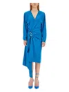 Attico Women's Atwell Midi Dress In Blue