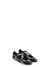 Attico Floor 01 Mesh And Leather Ballerinas Flat