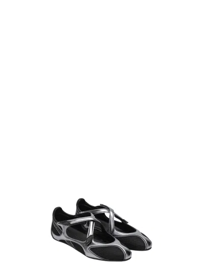 ATTICO WOMEN'S BALLERINA FLAT FLOOR 01 BLACK | SIZE IT 41 | 250WSH00871MIX024A COLOR 100