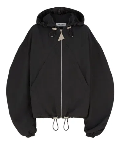 Attico Women Black Solid Hood Jacket