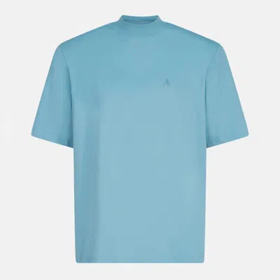 Attico Women's Blue Cotton T-shirt